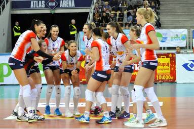 Sobota z LSK: Grot Budowlani Łódź - Polski Cukier Muszynianka Muszyna 3:0