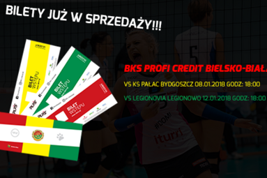 Sprzedaż biletów na mecze z Pałacem i Legionovią