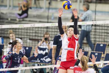 Wielki finał Ligi Siatkówki Kobiet: ŁKS Commercecon Łódź - Chemik Police 1:3