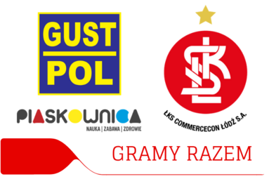 Gust-pol i Piaskownica partnerami strefy dla dzieci na meczach ŁKS Commercecon