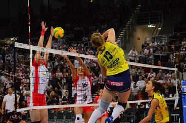 LM: ŁKS Commercecon Łódź - Imoco Volley Conegliano 0:3