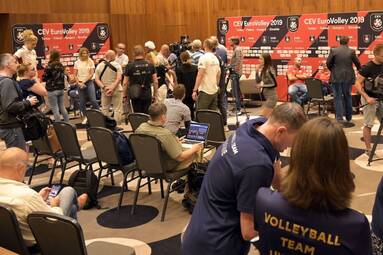 Spotkanie medialne przed EuroVolley 2019 kobiet