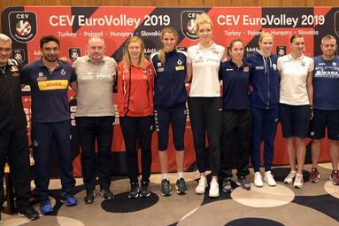 Składy kadr narodowych na CEV ME 2019 kobiet