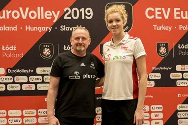 Spotkanie medialne przed 1/8 EuroVolley 2019 kobiet