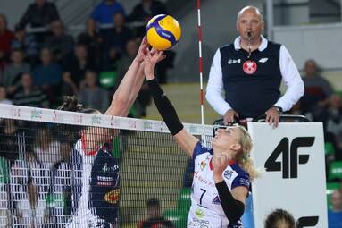 Sobota z LSK: Bank Pocztowy Pałac Bydgoszcz - Grot Budowlani Łódź 2:3