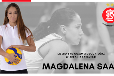 Magdalena Saad w ŁKS Commercecon Łódź