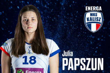 Julia Papszun w drużynie seniorek Energa MKS Kalisz