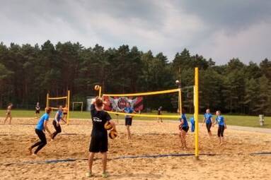 Enea PTPS Piła na plaży