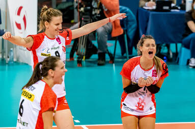 Galeria z meczu ŁKS Commercecon Łódź - Grupa Azoty Chemik Police