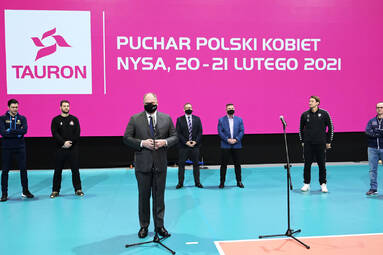 Konferencja prasowa przed TAURON Pucharem Polski 2021 w Nysie