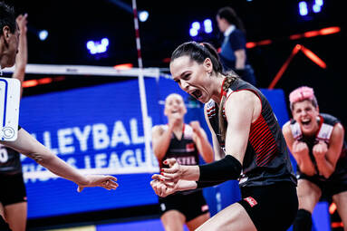 Medalistki VNL: USA, Brazylia, Turcja