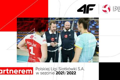 Marka 4F zostaje z Polską Ligą Siatkówki!