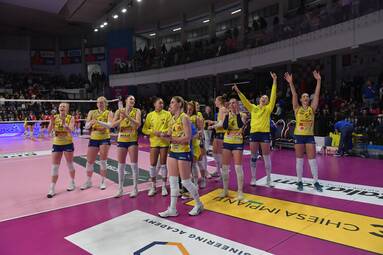 Zespół Joanny Wołosz wygrał i prowadzi w tabeli Serie A