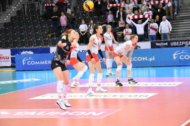 Mecz ŁKS Commercecon Łódź z Fenerbahce Opet Stambuł w LM w Berlinie
