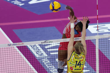 Joanna Wołosz lepsza od Magdaleny Stysiak w meczu czołowych drużyn włoskiej Serie A1