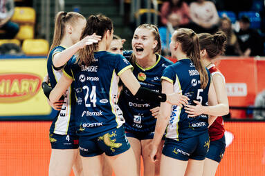 Zawodniczki BKS BOSTIK ZGO Bielsko-Biała zabrały z Kalisza trzy następne punkty [ZDJĘCIA]