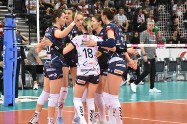 Play-off, czas start! Na początek, w spotkaniu dwóch łódzkich ekip, lepszy okazał się Grot [ZDJĘCIA]