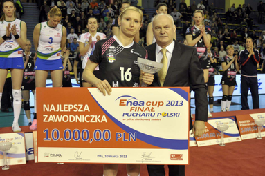 Elżbieta Skowrońska MVP turnieju w Pile