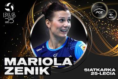 Nominowana w kategorii siatkarka 25-lecia PLS: Mariola Zenik