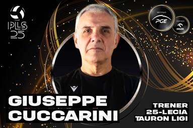 Nominowani w kategorii Trener 25-lecia TAURON Ligi: Giuseppe Cuccarini