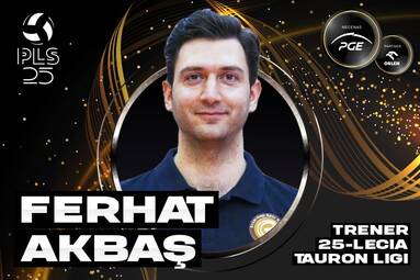 Nominowani w kategorii Trener 25-lecia TAURON Ligi: Ferhat Akbas