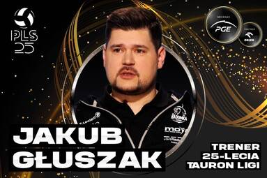 Nominowani w kategorii Trener 25-lecia TAURON Ligi: Jakub Głuszak