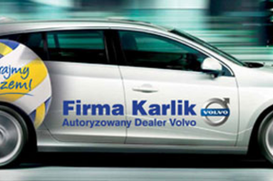 Volvo z siatkarkami PTPS